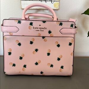 Kate Spade Pink Pineapple Handbag